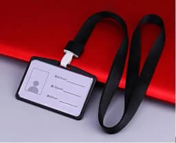Employee Aluminium Alloy Plastic Credit Card ID Card Cover Case Work Identity Badge Card Cover Bag Women Men Work Card Holders