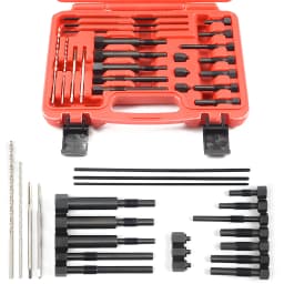 Podofo 22PCS Glow Plug Removal Tool Kit Extractor Set for M8 M10 Glow Plug Electrodes Automotive Small Engine Repair Tool
