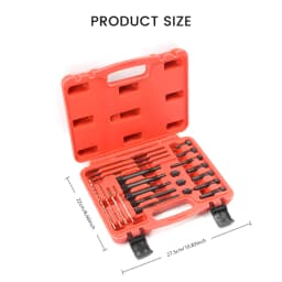 Podofo 22PCS Glow Plug Removal Tool Kit Extractor Set for M8 M10 Glow Plug Electrodes Automotive Small Engine Repair Tool