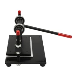 Manual Leather Cutting Machine 2T Press 10x6.3 inch Die Cutter for Leather Fabric Rubber with Adjustable Stroke 0-4 inch