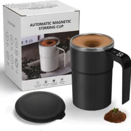380ML Electric Stirring Mug Automatic Coffee Cup Rechargeable 304 Stainless Steel Magnetic Mixer Drinkware Tea Cup Gifts
