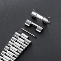 20/21/22mm Three Beads 304 Metal Curved End Watch Band men women for Rolex DATEJUST Jubilee Stainless Steel Bracelet Accessories