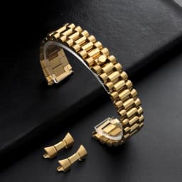 20/21/22mm Three Beads 304 Metal Curved End Watch Band men women for Rolex DATEJUST Jubilee Stainless Steel Bracelet Accessories
