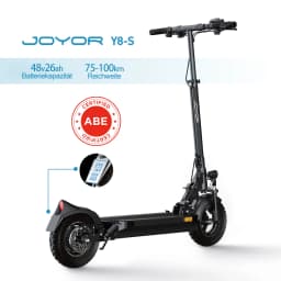 Joyor Y8-S ABE Electric EScooter for Adults with 10-Inch Tire 48V26AH Battery City Foldable Adult Scooter