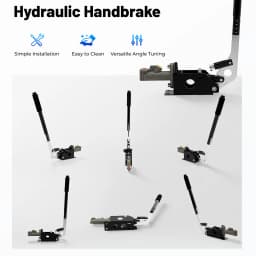 Hydraulic Handbrake Aluminum Alloy Hall Sensor Drift Sim Game Steering Wheel PC Racing Simulator Accessories Gear Shift Lever