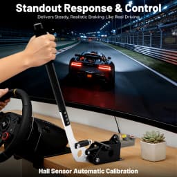 Hydraulic Handbrake Aluminum Alloy Hall Sensor Drift Sim Game Steering Wheel PC Racing Simulator Accessories Gear Shift Lever