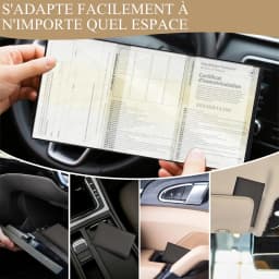 Transparent Plastic Document Sleeve Vehicle Registration And Insurance Card Holder for Car/Motorcycle Papers