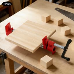 8PCS Wood Gluing Pipe Clamp Set Woodworking Clamping Tool for 3/4 Inch Threaded Pipes