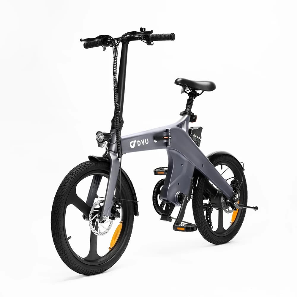 DYU T1 E Bike 250W Brushless Motor 36V10AH Lithium Battery Magnesium Alloy Electric Bike Adult 20-in Tire Fold Electric Bicycle