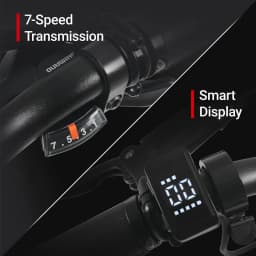 DYU Stroll 1 Electric Bike 250W Motor Electric Bicycle 36V 9Ah Battery 700*38C Tire E-bike 25km/h Max Speed 67KM Adult E-Bicycle
