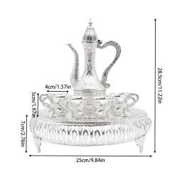 Coffee Cup and Teapot Set Tea Service Set Tea Service Set for Tea Table Decoration