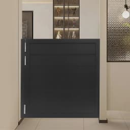 Modern 90x90cm Pine Wood Partition Half Door for Doorways with Automatic Closing Function for Houses, Kitchens