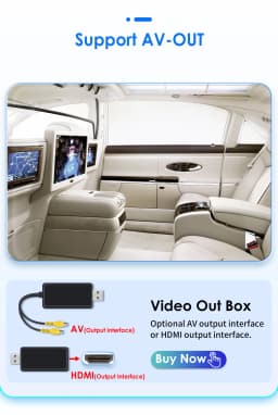 Hizpo 9.7 inch Android 14 For Ford Mondeo Mk4 Galaxy A/C 2007-2010 Car Radio Multimedia Video Player GPS 4G Wireless Carplay DSP
