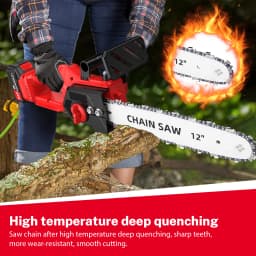 12 Inch Brushless Electric ChainSaw Cordless Battery Saw Portable Garden Woodworking Power Tool For Makita 18V Battery