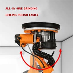 DWiusty 1390W Electric Drywall Sander 215MM Wall Grinding Machine Dustless Self -vacuum LED Long Rod Polishing Paper Machine