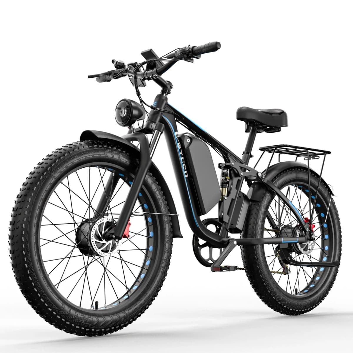 E-BYCCO EB7Pro E Bike  52V23AH Waterproof Battery off-road Electric Bicycle 26*4.0 Fat Tire All Terrain E bike