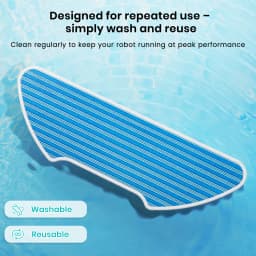 Washable Reusable Mops(Rags) x2 PCS for Lefant M1 M2Pro M2SPRO U180 OKP K8 Robot Vacuum Cleaner Accessory Part Mopping Function