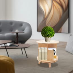 Rotating Bookshelf 360° Spinning Bookcase New Zealand Pine Wood Toddler Display Stand for Toy and Book Storage for Bedroom