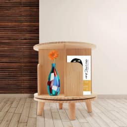Rotating Bookshelf 360° Spinning Bookcase New Zealand Pine Wood Toddler Display Stand for Toy and Book Storage for Bedroom