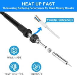 878D Soldering Station 2 IN 1 Hot Air Gun LCD Dual Digital Display Electric Soldering Iron SMD Welding Rework Station