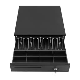 Cash Drawer, Cash Drawer W/ 5 Compartments for Banknotes and 8 for Coins, for Hotels, Supermarkets, Shopping Malls, Pharmacies
