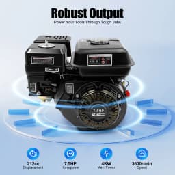 4.0kw 212cc Petrol Engine| OHV, Single Cylinder, 4-stroke Gasoline Engine| Water Pump Petrol Engine