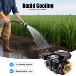 4.0kw 212cc Petrol Engine| OHV, Single Cylinder, 4-stroke Gasoline Engine| Water Pump Petrol Engine