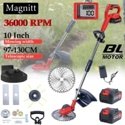 10inch Brushless Electric Lawn Mower 36000RPM Cordless Electric Grass Trimmer Cutter Garden Tool For Makita 18V Battery Pin