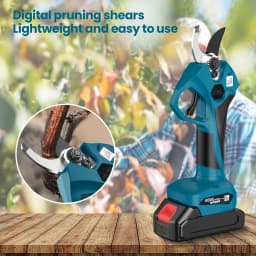 Cordless Brushless High Branch Scissors 40MM Electric Pruning Shears 2M Extension Pole Garden Trimmer For Makita 18V Battery