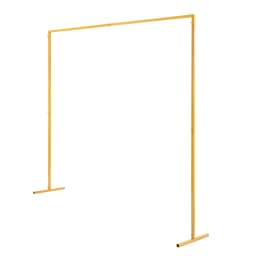 Wedding Arch Stand Square Metal Arbor Ceremony Decorations Garden Party Backdrop Frame Flower Balloon Support Adjustable Height