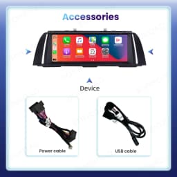 BONROAD Linux 10.25" Wireless CarPlay Android Auto Multimedia Player Car Radio For BMW 5 Series F10 F11 Navigation Touch Screen
