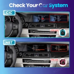 BONROAD Linux 10.25" Wireless CarPlay Android Auto Multimedia Player Car Radio For BMW 5 Series F10 F11 Navigation Touch Screen