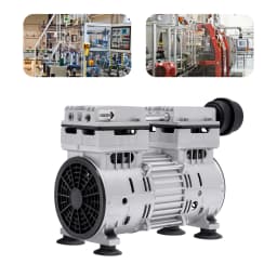 750W Aluminum Alloy Oil-Free Vacuum Pump 65-70L/min Air Flow Speed B Insulation Class for Mechanical Equipment
