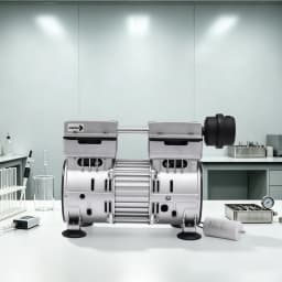 750W Aluminum Alloy Oil-Free Vacuum Pump 65-70L/min Air Flow Speed B Insulation Class for Mechanical Equipment