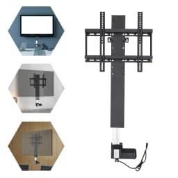 TV-Lift 1000N Intelligent Control TV Stand with Remote Control, Height-Adjustable Table Stand, Electric for Most 26-57 Inch TVs