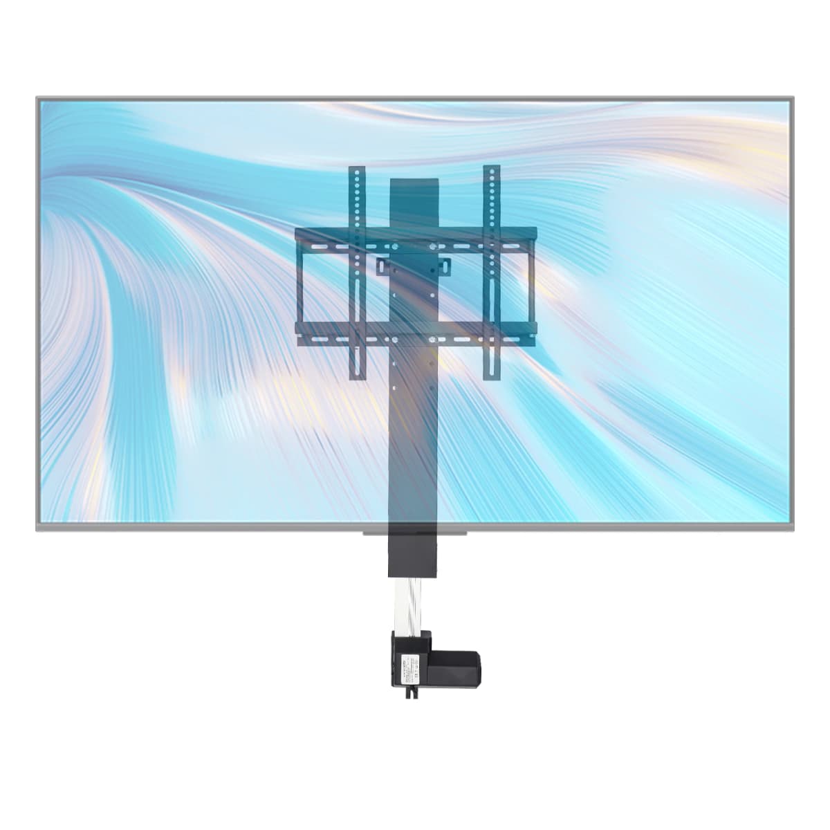 TV-Lift 1000N Intelligent Control TV Stand with Remote Control, Height-Adjustable Table Stand, Electric for Most 26-57 Inch TVs