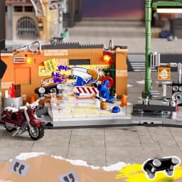 Underground Dance Battle 5 Figures Modular Buildings Blocks City View Architecture Brick Model Kit Toy Adults Kid Gift 429PCS