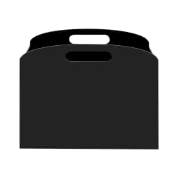 Newspaper Stand, Magazine Stand Acrylic with Handles, Magazine Holder, File Storage Box 11.81*5.91*10.24 Inch