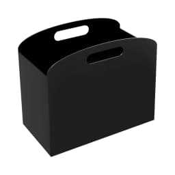 Newspaper Stand, Magazine Stand Acrylic with Handles, Magazine Holder, File Storage Box 11.81*5.91*10.24 Inch