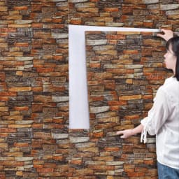 70CM 3D Wall Sticker Self Adhesive Background Decor Bedroom Living Room Bathroom Waterproof Wallpaper For Home Decoration