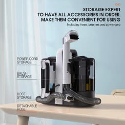 High Power Handheld Carpet Cleaner 15Kpa Portable Spot Cleaner for Car Sofa Pet Hair Spray Suction Upholstery Clean Machine