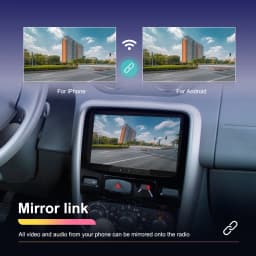 Podofo 8" Carplay Android Car Radio For Renault Car Intelligent System 2 Din GPS Navigation RDS Multimedia Car Radio