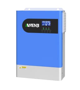 ANENJI 6.2KW Off-Grid Solar Inverter 12 Units Wifi Parallel Pure Sine Wave MPPT 120A & WiFi 500V PV Input for PV Solar Panel