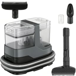 Steam Cleaner for Sofas, 1200W 17KPa Fabric Sofa Cleaner, Carpet Cleaner with Removable Tanks, for Sofa, Carpets, Fabric, Car