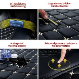 3D TPE Floor Mats for Hyundai Sonata YF 2009–2014 Full Coverage Anti-Slip Odorless All-Weather Liners Mat