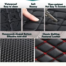 3D TPE Floor Mats for Hyundai Sonata YF 2009–2014 Full Coverage Anti-Slip Odorless All-Weather Liners Mat