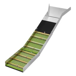 Portable Folding Gold Sluice Box for Efficient Gold Panning, Multi-Layer Filtration for Fine Gold Recovery for Outdoor Use
