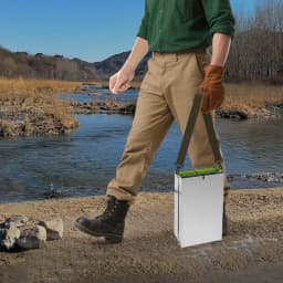 Portable Folding Gold Sluice Box for Efficient Gold Panning, Multi-Layer Filtration for Fine Gold Recovery for Outdoor Use
