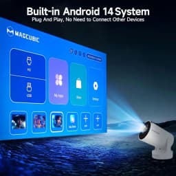 Magcubic HY300 Pro+ Voice Control Projector 8K Android 14 Beam 8000 Lumens Wifi6 BT5.4 Cinema Outdoor Portable Add Airmouse