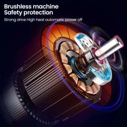 12 Inch 1500W Brushless Electric Chainsaw Cordless Wood Cutting Garden Logging Saw For Makita 21V Battery Pin